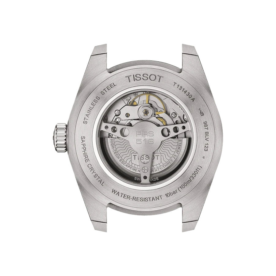 Часы Tissot PRS 516 Powermatic 80 T131.430.16.032.00 — кожаный, мужские