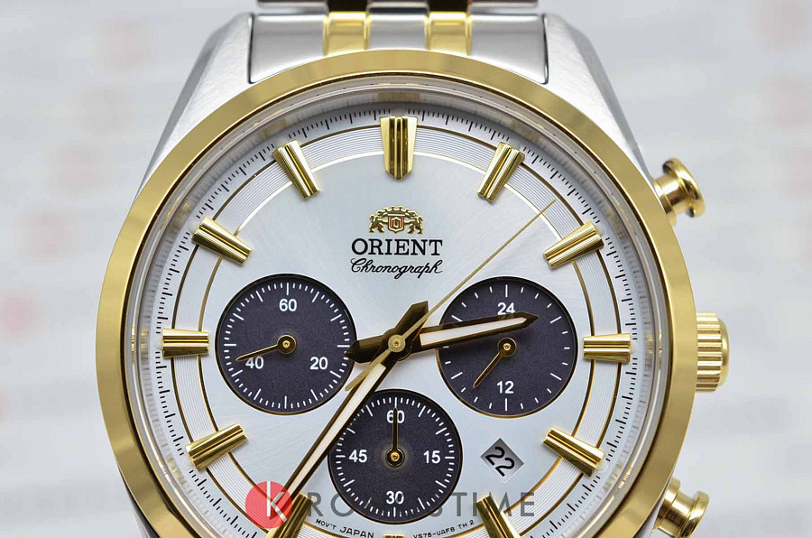 Часы Orient Chronograph RA-TX0302S (RN-TX0302S) — сталь металл, Япония