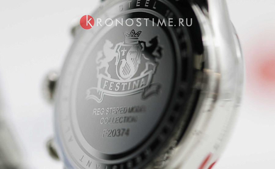 Часы Festina Timeless Chrono F20374/8 — мужские, нержавеющая сталь