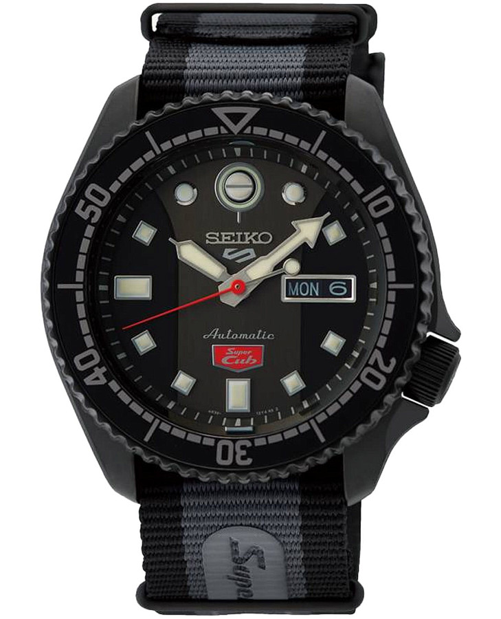 Часы Seiko 5 Sports SRPJ75K1 — мужские, черный