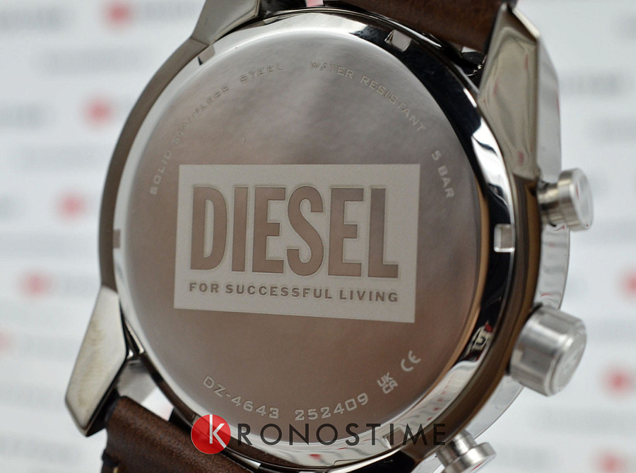 Часы Diesel Split DZ4643 — синий, металл сталь