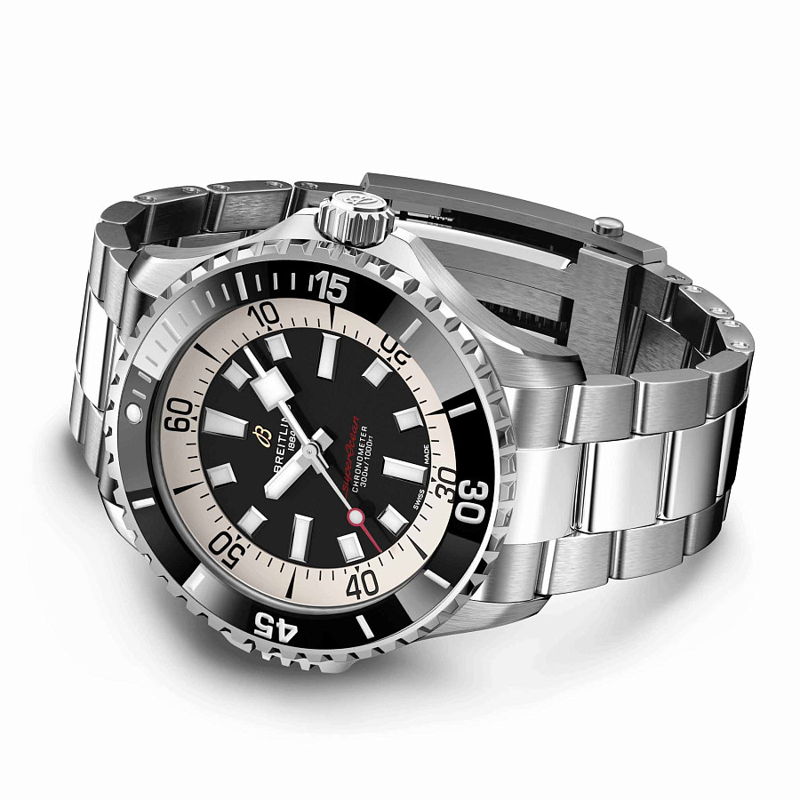 Часы Breitling Superocean Automatic 46 A17378211B1A1 — мужские, серебристый