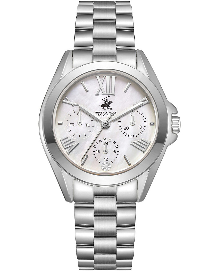 Часы Beverly Hills Polo Club BP3653C.320 — женские, перламутровый