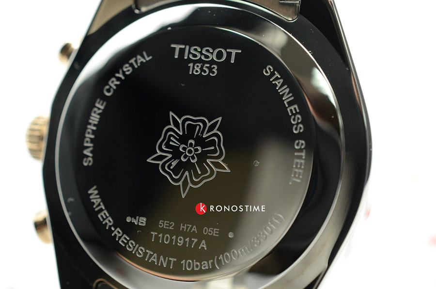 Часы Tissot PR 100 Sport Chic Chronograph T101.917.22.151.00 — перламутровый, сталь металл