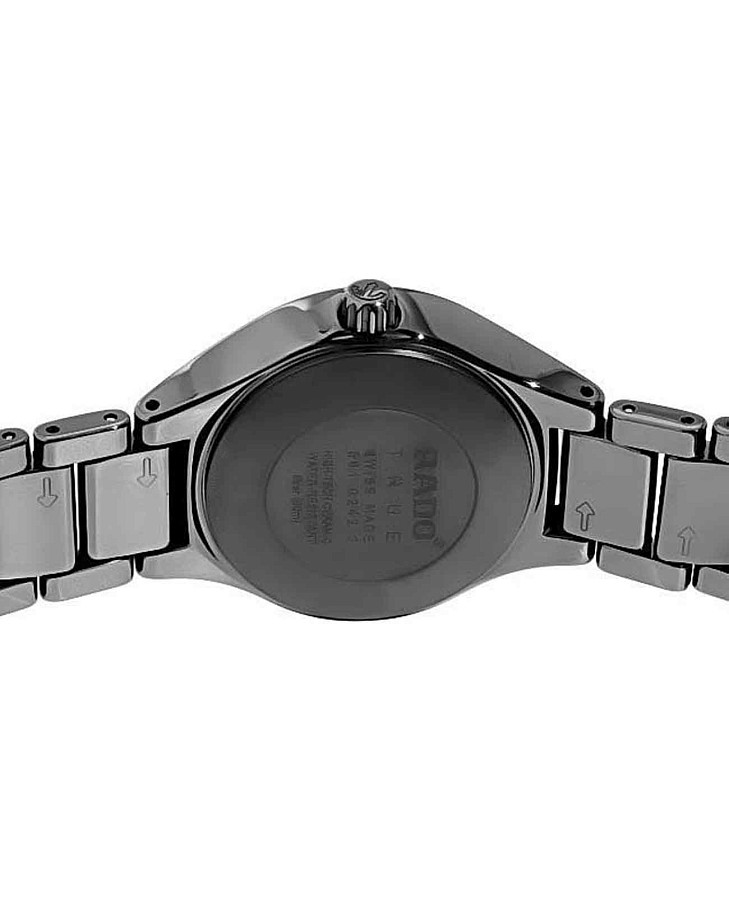 Часы Rado True Automatic Diamonds R27242742 — бордовый, керамика