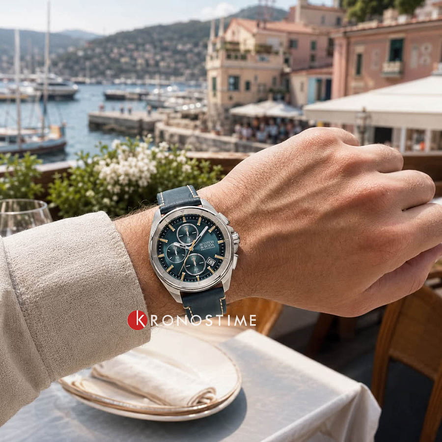 Часы Scotch&Soda SSM.109C — кожаный, мужские