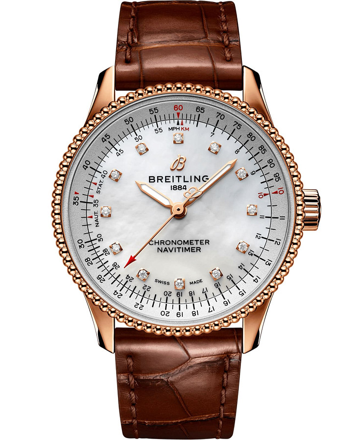 Часы Breitling Navitimer Automatic 35 R17395211A1P1 — женские, белый