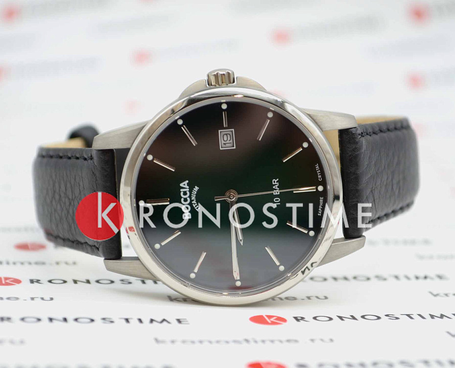 Часы Boccia Titanium Circle-Oval 3633-02 — Германия, кварцевые