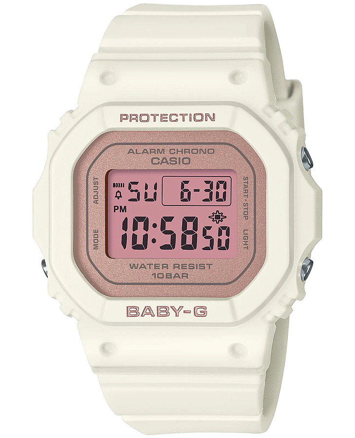 Часы Casio Baby-G BGD-565SC-4DR (BGD-565SC-4) — женские, розовый