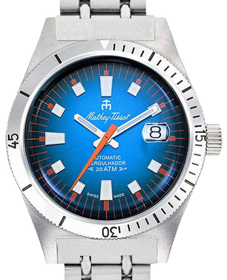 Часы Mathey-Tissot Mergulhador MRG1 — механические, металл сталь