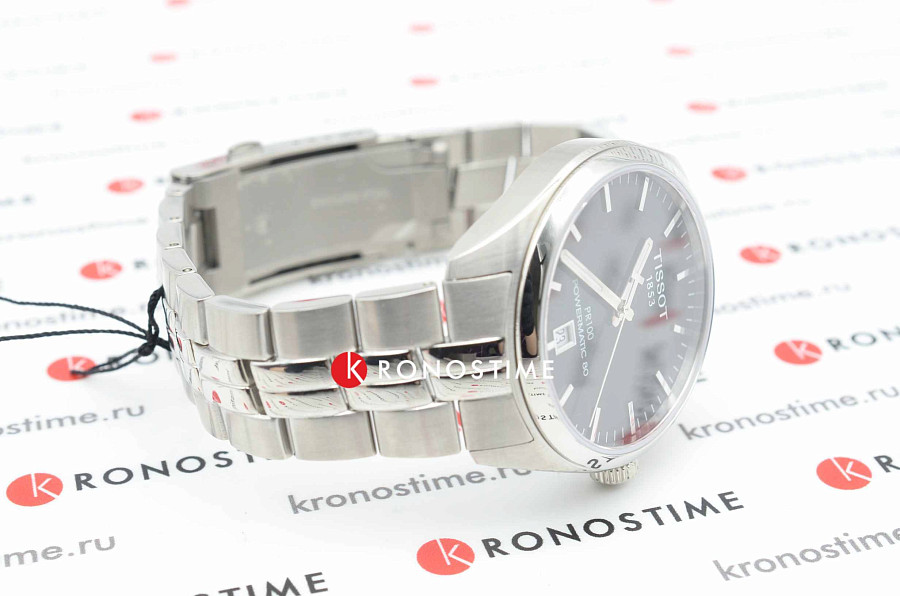 Часы Tissot PR 100 Powermatic 80 T101.407.11.051.00 — мужские, нержавеющая сталь