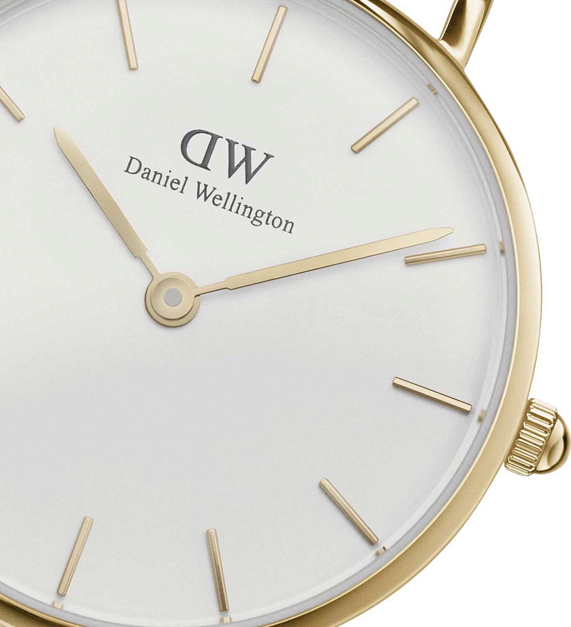 Часы Daniel Wellington Petite Evergold DW00100350 — кварцевые, сталь металл