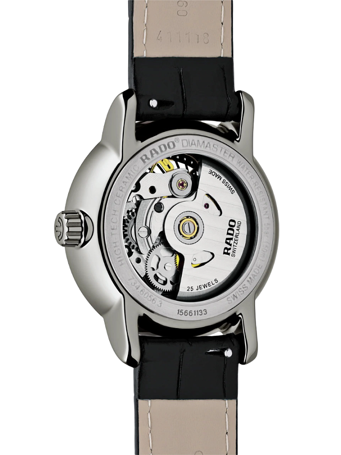 Часы Rado Diamaster Automatic Open Heart R14056955 — механические, керамика