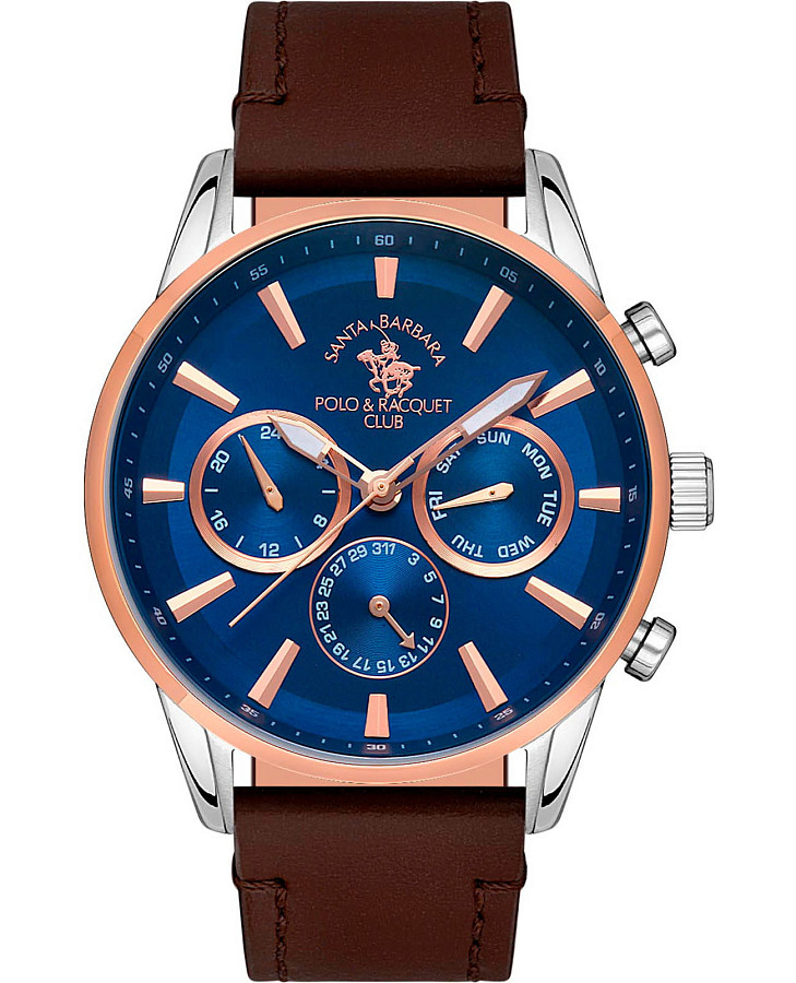 Часы Santa Barbara Polo & Racquet Club Legend SB.1.10419-2 — мужские, синий