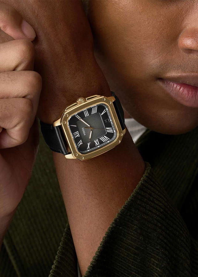 Часы Fossil Crosby FS6151 — кварцевые, металл сталь