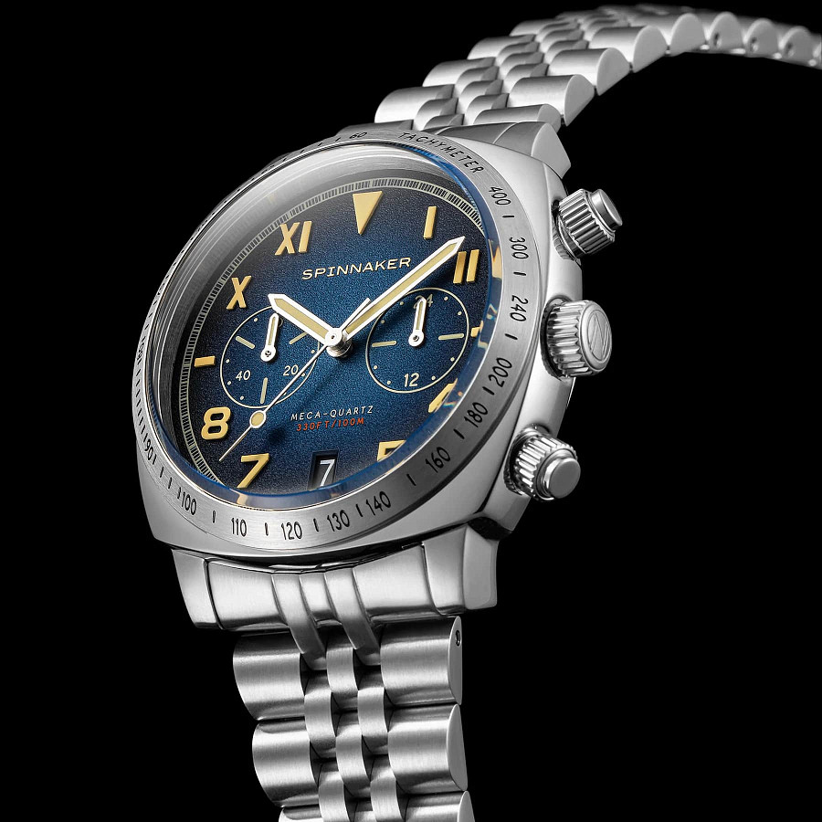 Часы Spinnaker Hull California Chronograph SP-5092-33 — механические, сталь металл