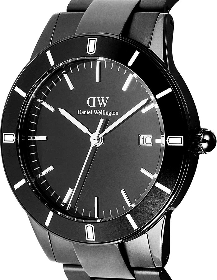 Часы Daniel Wellington Iconic Paradigma Link Black DW00100821 — нержавеющая сталь с pvd-покрытием, мужские