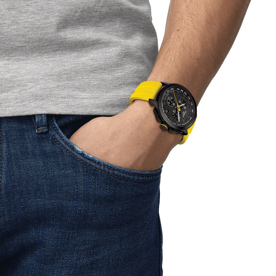 Часы Tissot T-Race Cycling Tour De France 2023 T135.417.37.051.05 — кварцевые, карбон сталь металл