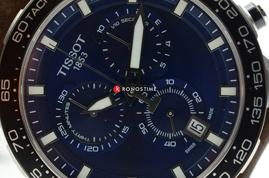 Часы Tissot SuperSport Chrono T125.617.16.041.00 — синий, сталь металл