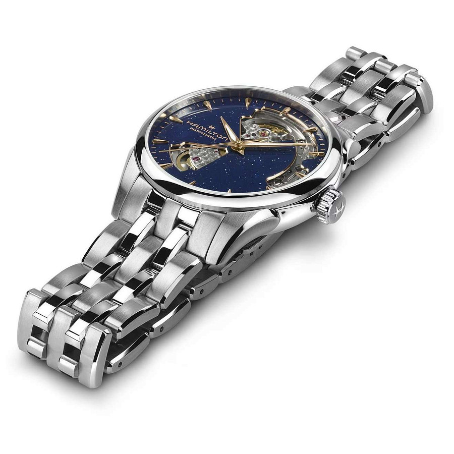 Часы Hamilton Jazzmaster Open Heart Auto H32215142 — женские, серебристый