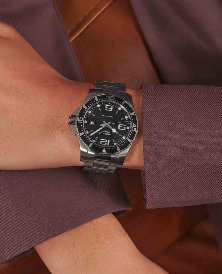 Часы Longines HydroConquest L3.742.4.56.6 — механические, Швейцария, мужские