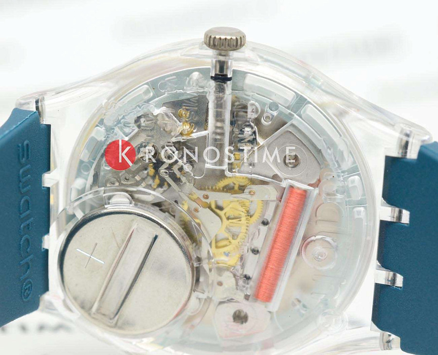 Часы Swatch Gent Biosourced Standard SO28K700 — силикон, женские
