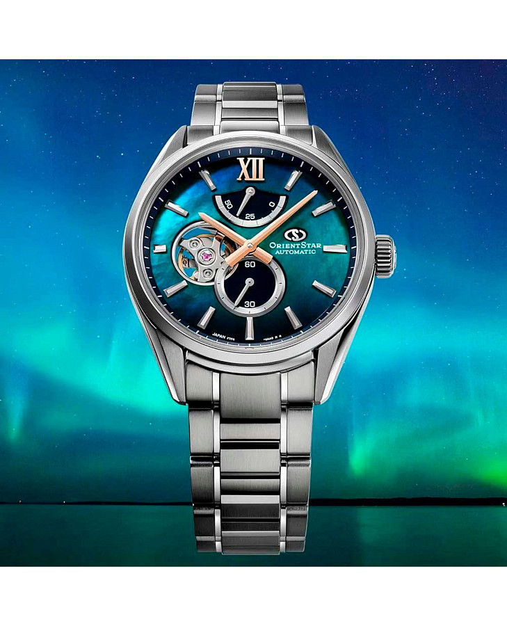 Часы Orient Star RE-BY0005A (RK-BY0005A) — сталь металл, Япония