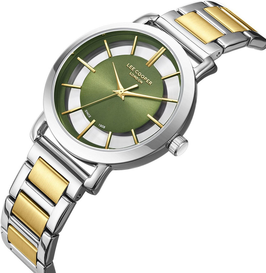 Часы Lee Cooper LC08037.270 — кварцевые, суперметалл металл