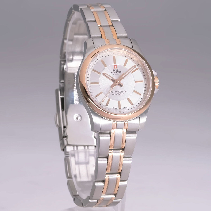 Часы Swiss Military by Chrono Сверхточные SM30201.07 — кварцевые, сталь металл