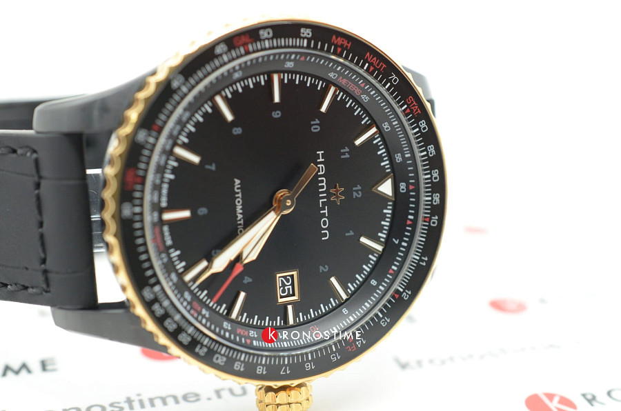 Часы Hamilton Khaki Aviation Converter H76635730 — механические, сталь металл