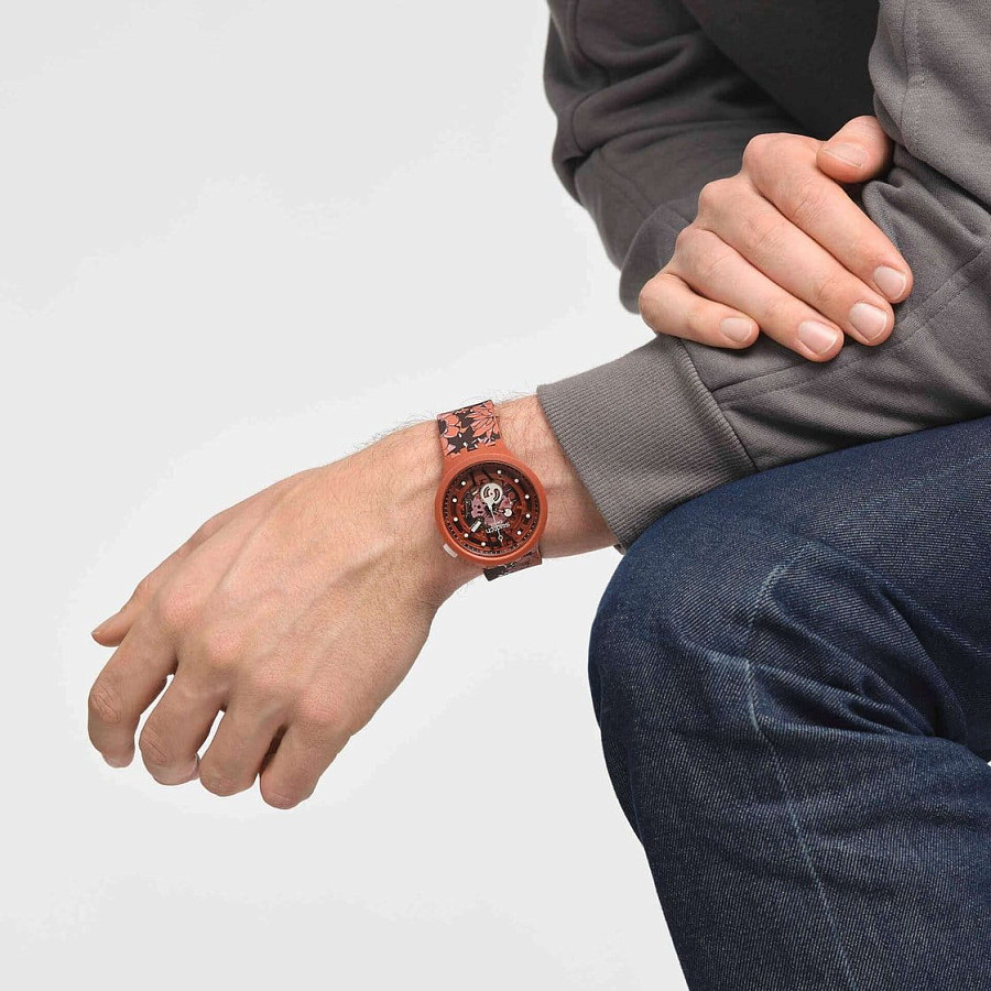 Часы Swatch Big Bold Biosourced Lacquered SB05C100 — Швейцария, кварцевые