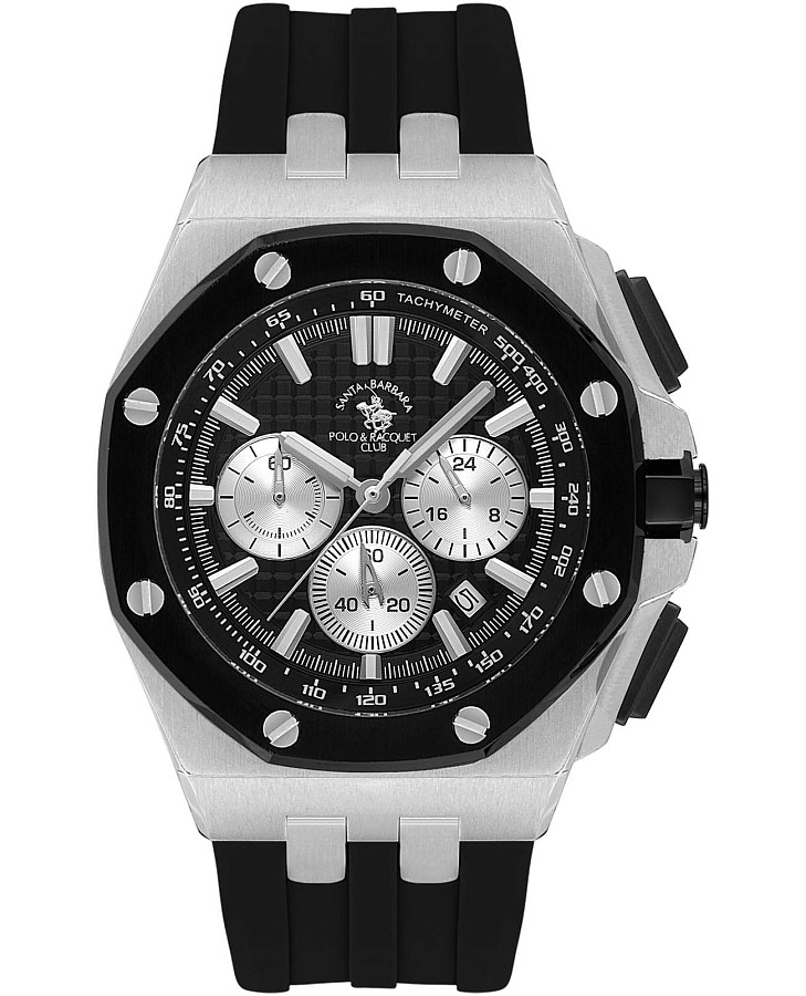Часы Santa Barbara Polo & Racquet Club Prive SB.1.10601-1 — мужские, черный