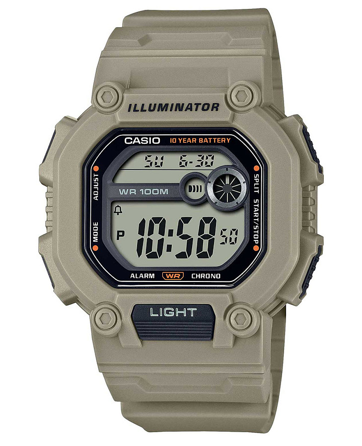 Часы Casio Collection W-737HX-5A — мужские, черный