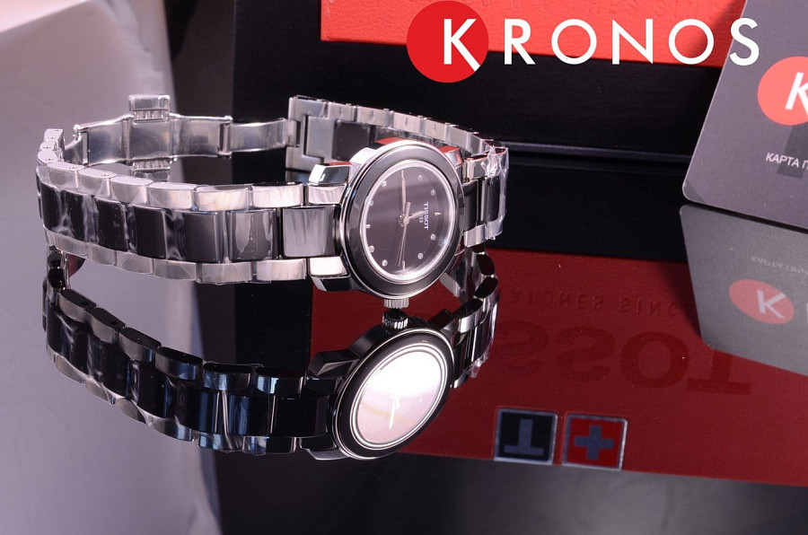 Часы Tissot Cera T064.210.22.056.00 — металл керамика сталь, Швейцария