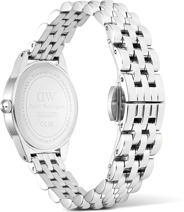 Часы Daniel Wellington Ophelia Mini Arctic Silver DW00100807 — синий, металл сталь