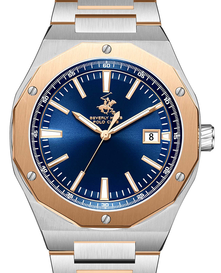 Часы Beverly Hills Polo Club BP3788X.590 — кварцевые, сталь металл