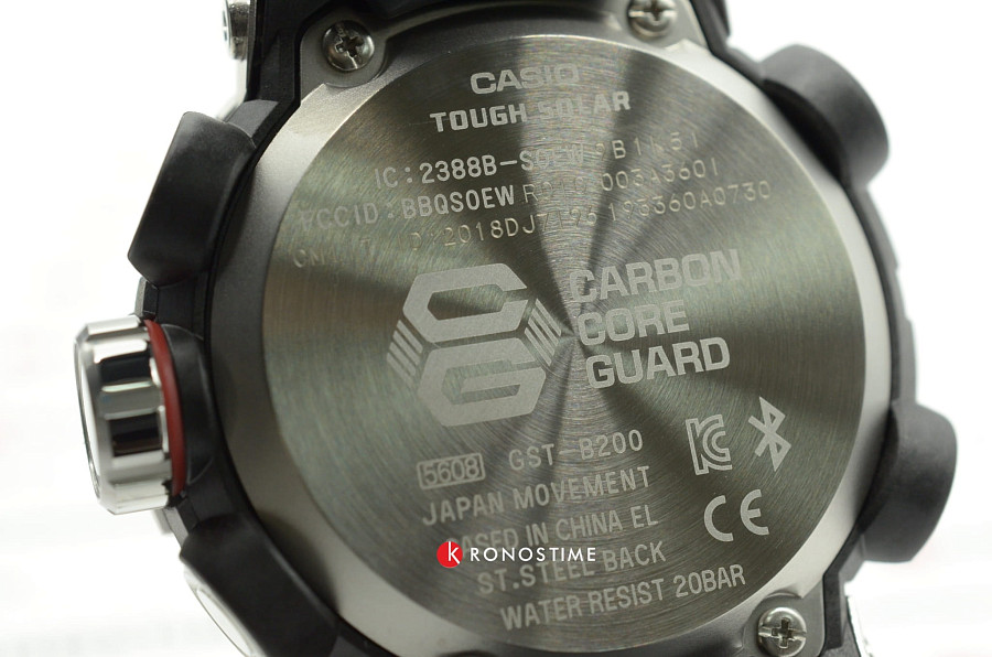 Часы Casio G-Shock GST-B200-1A — мужские, артикул GST-B200-1A