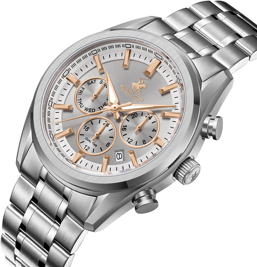 Часы Beverly Hills Polo Club BP3698X.330 — нержавеющая сталь, мужские