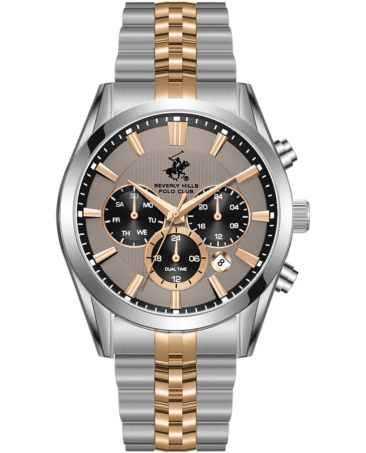 Часы Beverly Hills Polo Club BP3782X.560 — мужские, бежевый
