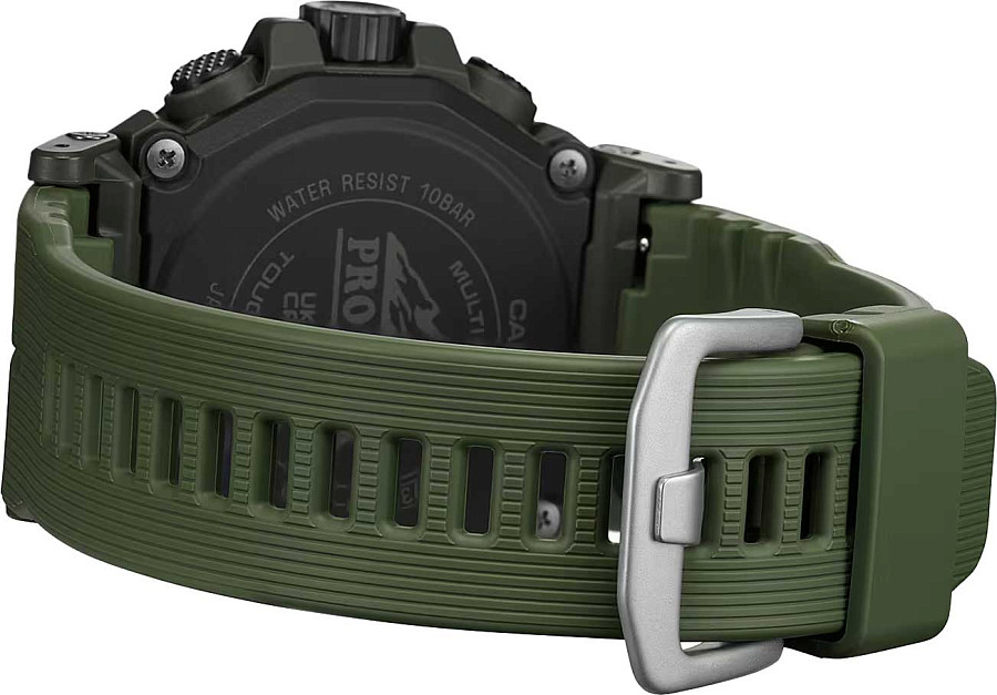 Часы Casio Pro Trek PRW-61LD-3 — мужские, полимер