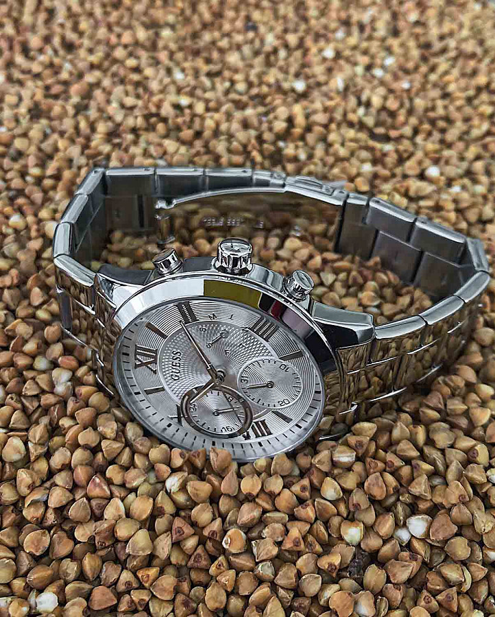 Часы GUESS W1070L1 — женские, серебристый