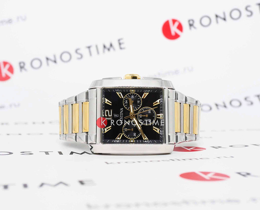 Часы Festina On The Square F20637/4 — кварцевые, сталь металл