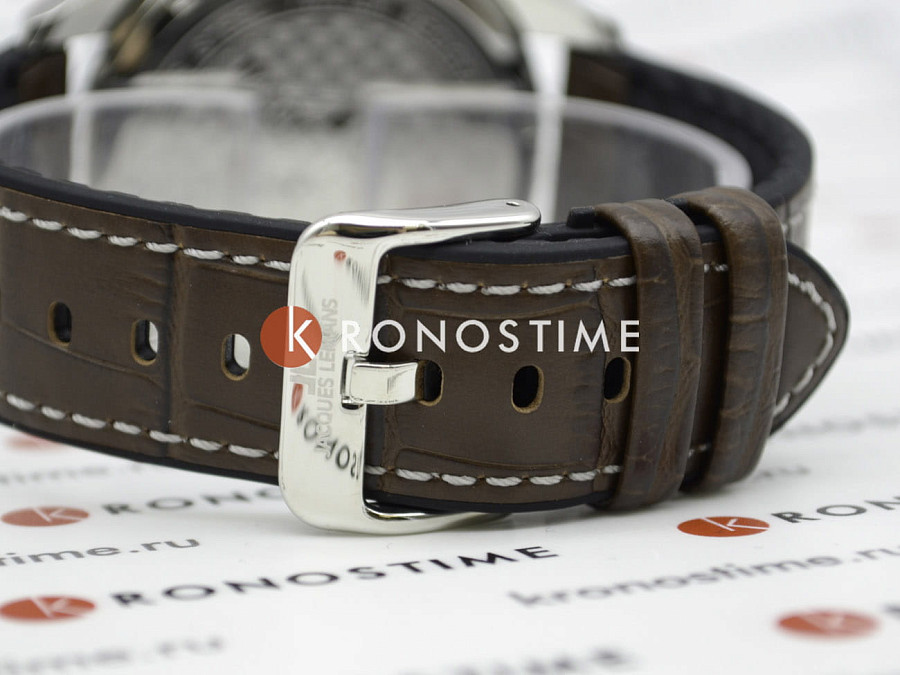 Часы Jacques Lemans Sport 1-2117D — мужские, коричневый