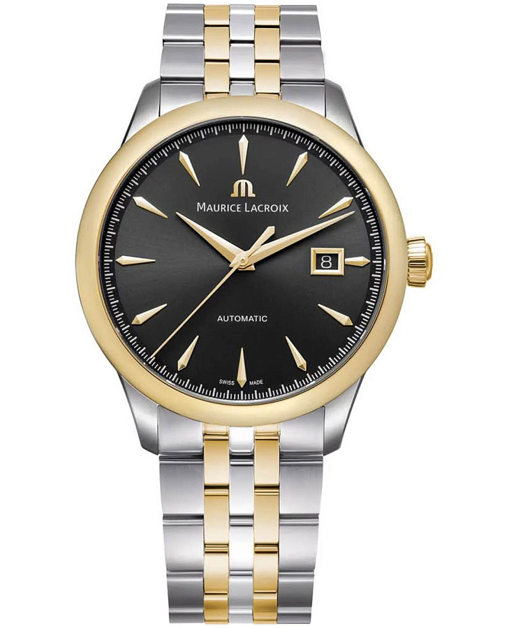 Часы Maurice Lacroix 1975 Automatic Duotone 40mm 756008-PVY12-330-1 — мужские, черный