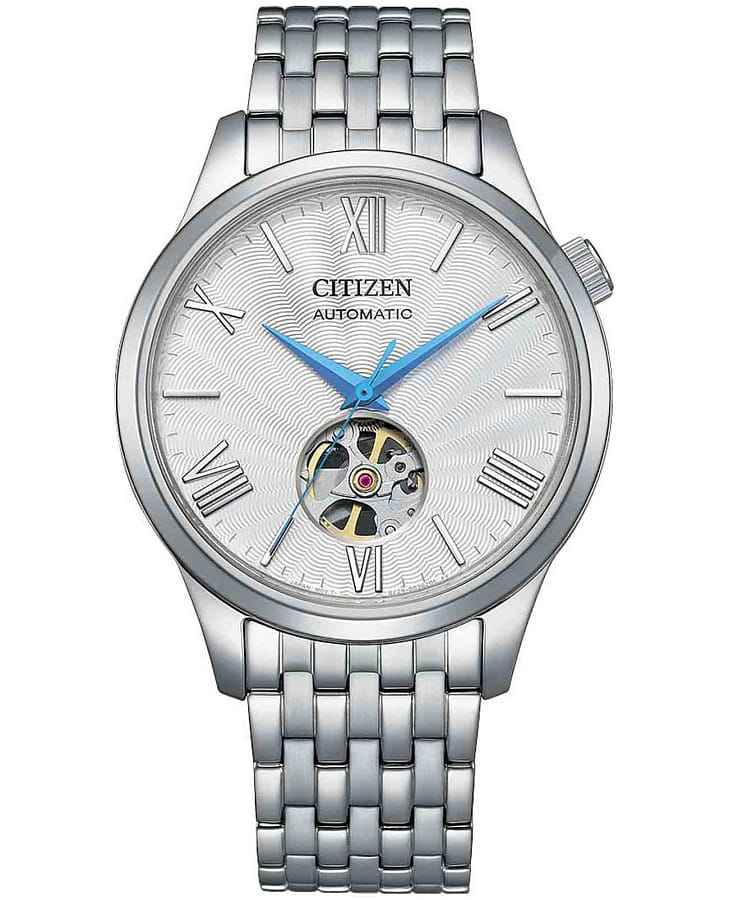 Часы Citizen Automatic NH9130-84A — мужские, серебристый