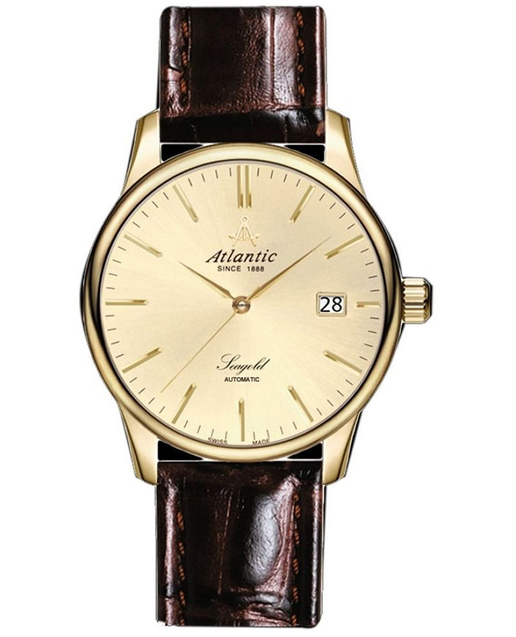 Часы Atlantic Seagold 95743.65.31 — мужские, бежевый