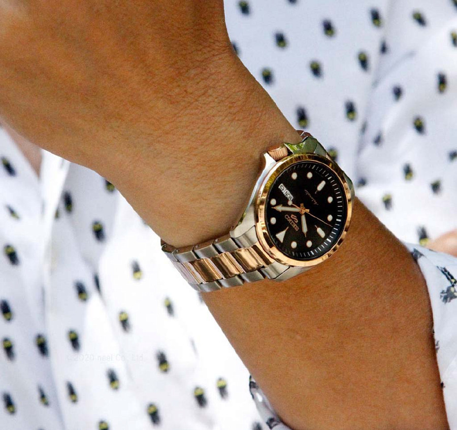 Часы Seiko 5 Sports SRPE58K1 — черный, сталь металл