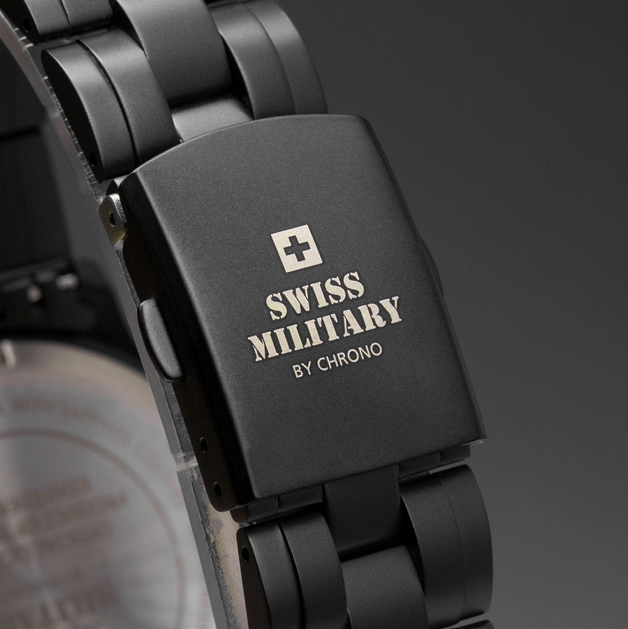 Часы Swiss Military by Chrono SM34081.04 — нержавеющая сталь с pvd-покрытием, мужские