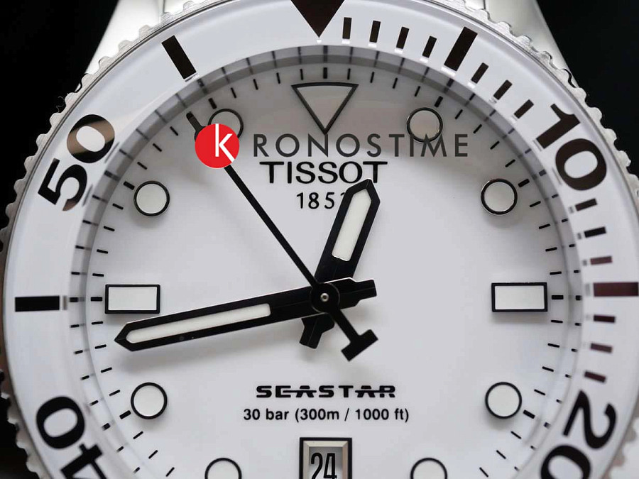 Часы Tissot Seastar 1000 T120.210.11.011.00 — женские, серебристый
