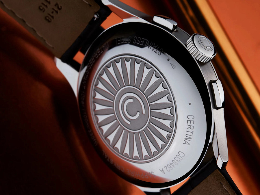 Часы Certina DS Automatic C038.462.16.037.00 — мужские, кожаный